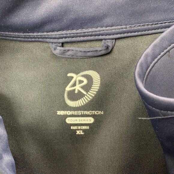 Zero Restriction Tour Series Quarter Zip Lightweight Windbreaker Golf Jacket XL - Picture 8 of 12